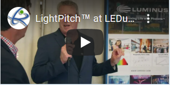 Tom Jory describes highlights of Luminus Illumination products shown at LEDucation in New York